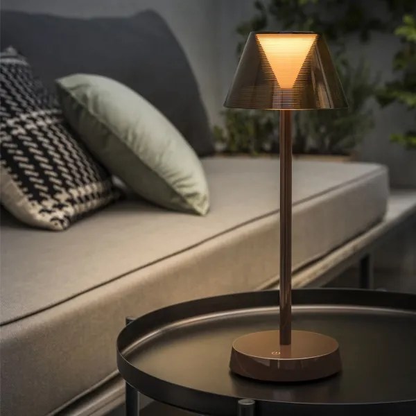 Ideal Lux - Lampă LED tactilă dimabilă LOLITA LED/2,8W/5V IP54 maro