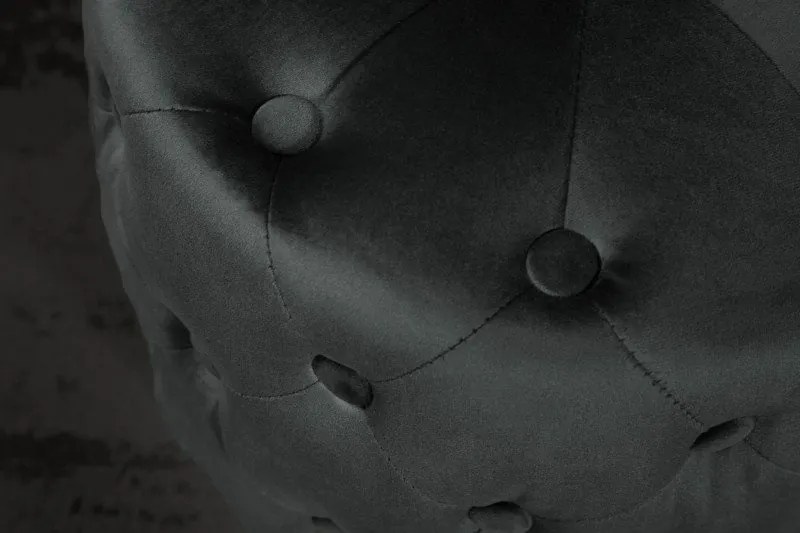 Taburete Modern Barock 35cm, negru/ auriu