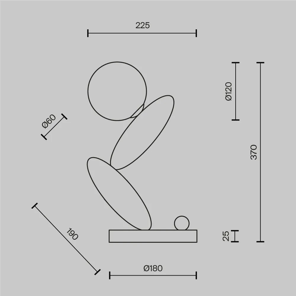 Veioza decorativa LED Resonance