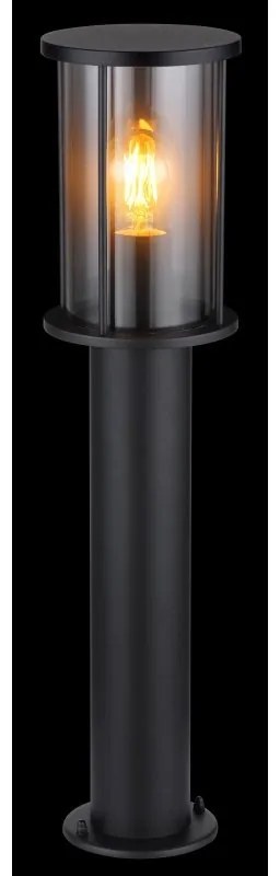 Stalp mic pentru exterior design modern IP54 Gracey negru