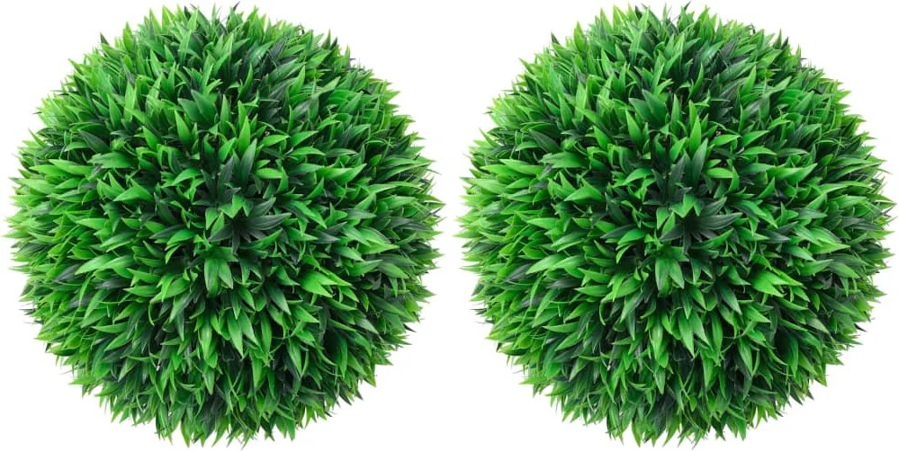 vidaXL Bile de arbuști cimișir artificiali, 2 buc., 47 cm