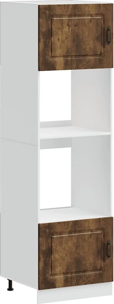 vidaXL Dulapuri pentru cuptor 2 buc Kalmar stejar sonoma lemn prelucrat