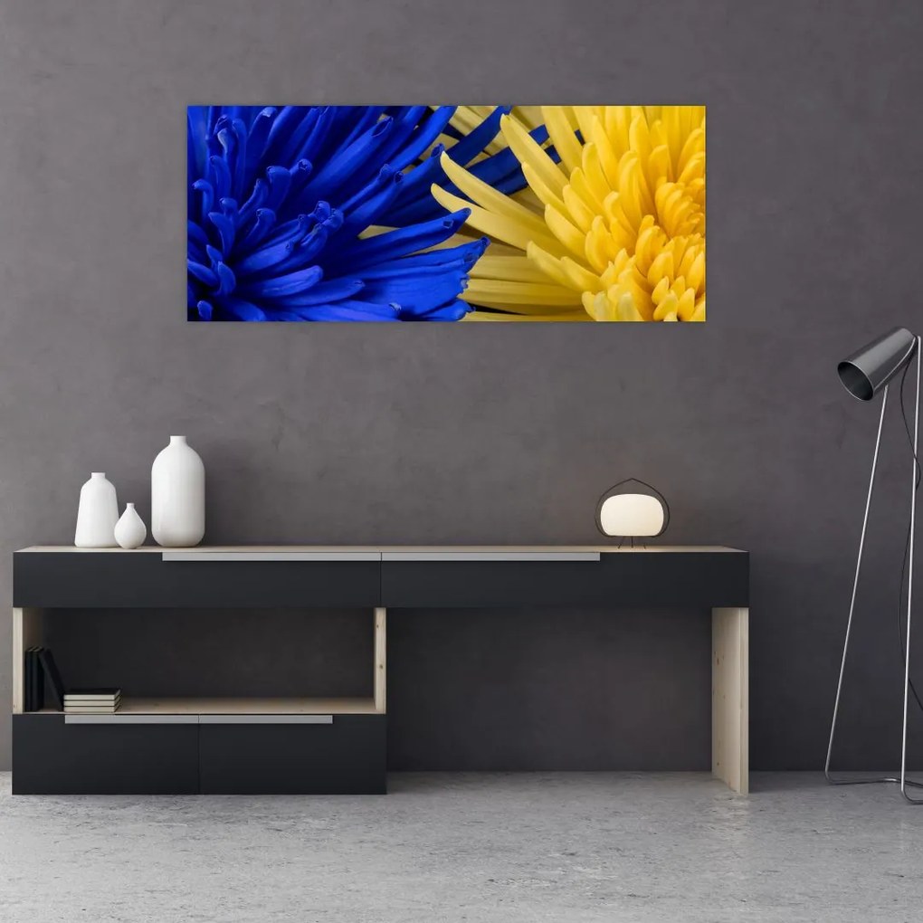 Tablou - detaliu florilor (120x50 cm)