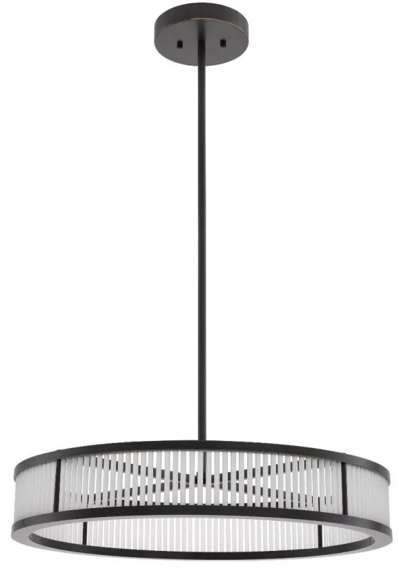 Lustra LED dimabila suspendata design elegant Thibaud S, bronz