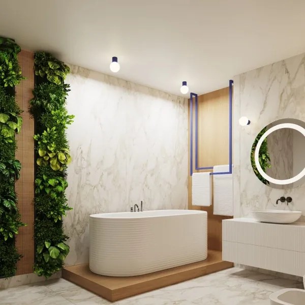 Aplică pentru baie Sollux SL.1737 HALO 1xG9/8W/230V IP44 albastru