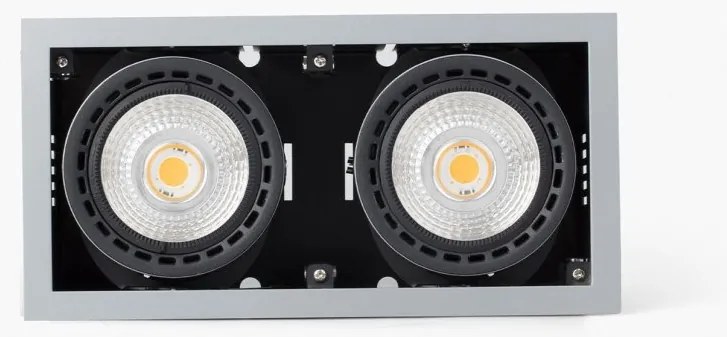 Spot LED incastrabil MINI COLIN-2 Grey recessed CRI95 36-50W 2700K 20°