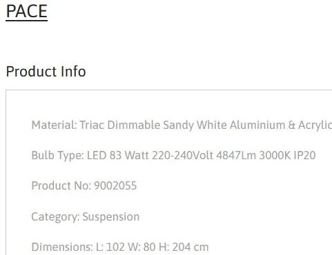 Lustra LED moderna design geometric PACE