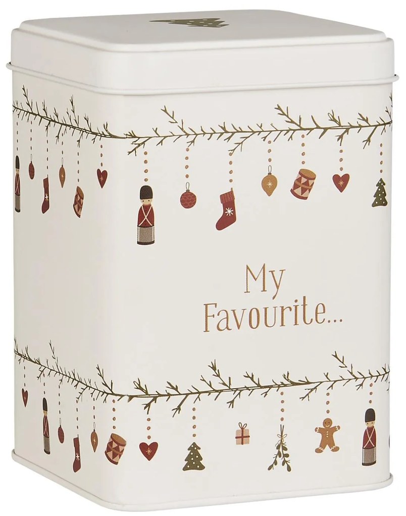IB Laursen Cutie din tabla pentru prajituri MY NOSTALGIC CHRISTMAS - MY FAVOURITE