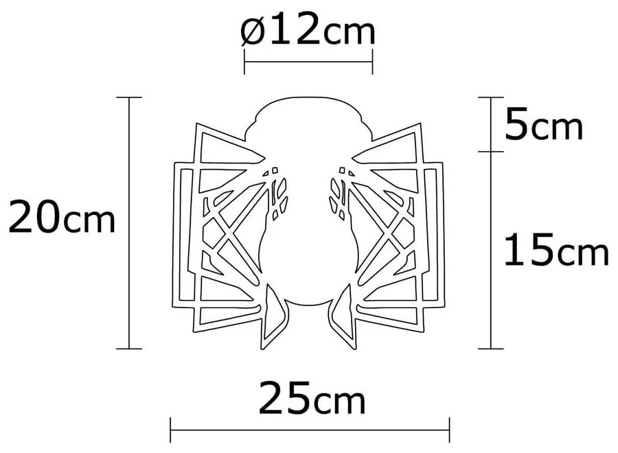 Plafonieră neagră cu abajur din metal ø 26 cm Nemrut – Opviq lights