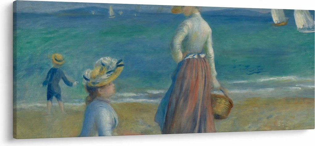 Tablou - Auguste Renoir, Figures on the Beach, reproducere (120x50 cm)