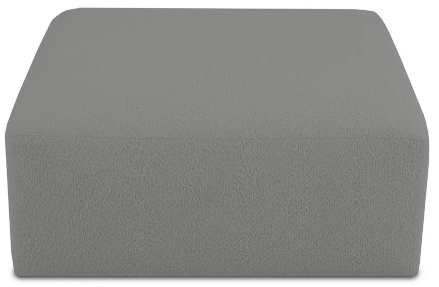 Modul pentru canapea gri cu tapițerie din stofă bouclé Roxy – Scandic