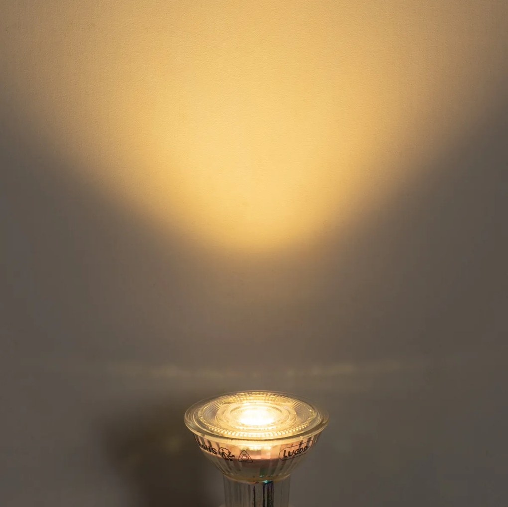 Set de 5 becuri LED GU10 50 reglabile 3,9W 450 lm 2700K Longlife