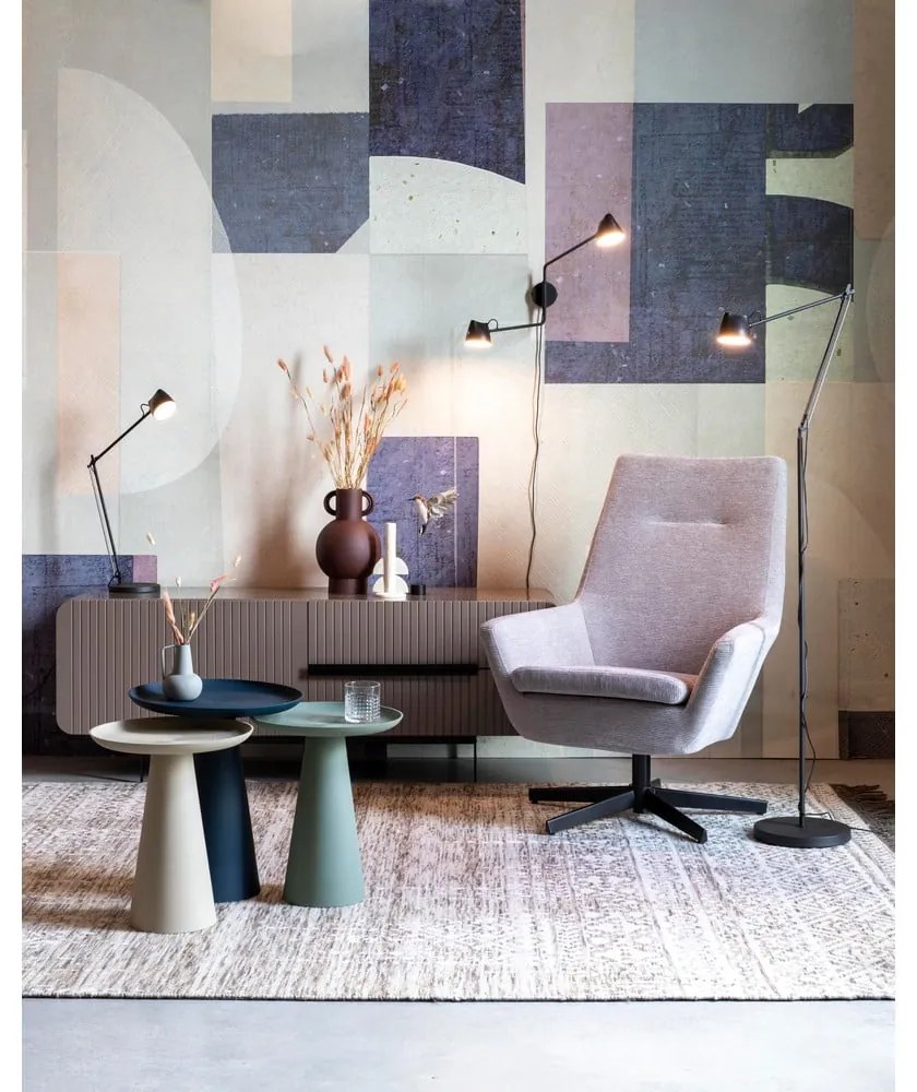 Măsuță auxiliară rotundă din metal ø 34,5 cm Ringar – White Label