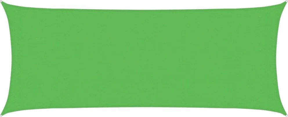 vidaXL Pânză parasolar, verde deschis, 2x5 m , HDPE, 160 g/m²
