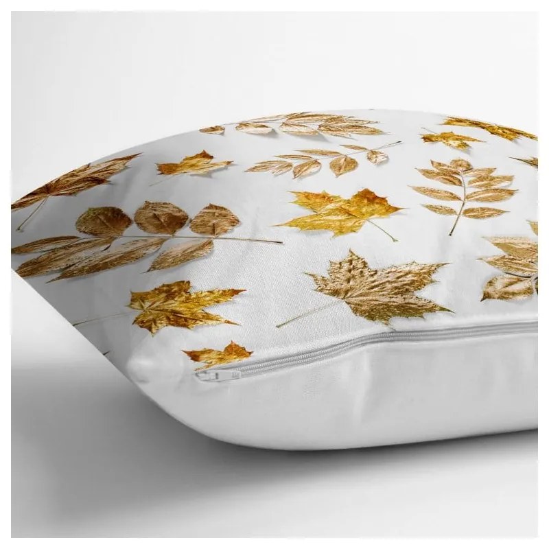 Față de pernă Minimalist Cushion Covers Golden Leaf, 42 x 42 cm