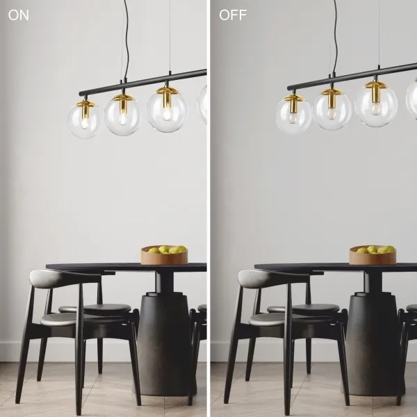 Lustră pe cablu ELOISE 4xE14/15W/230V