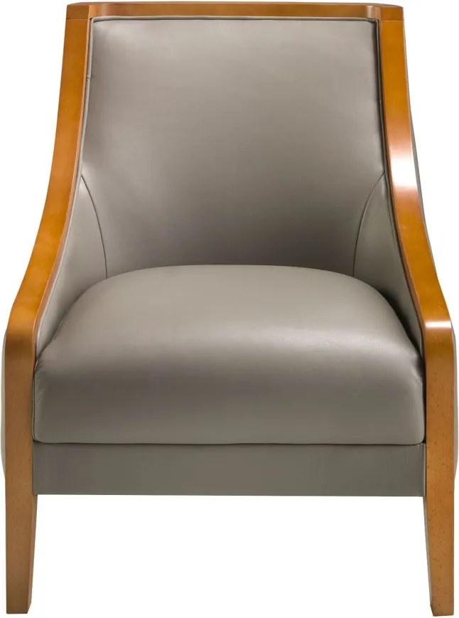 Fotoliu elegant design LUX Grey leather