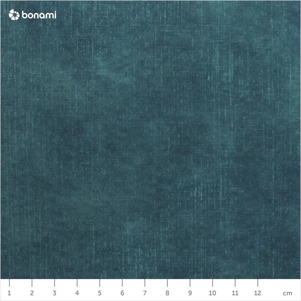 Taburet albastru din catifea Adagio - Scandic