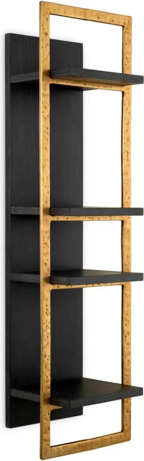 Raft de perete LUX Belcanto gri/ alama periata