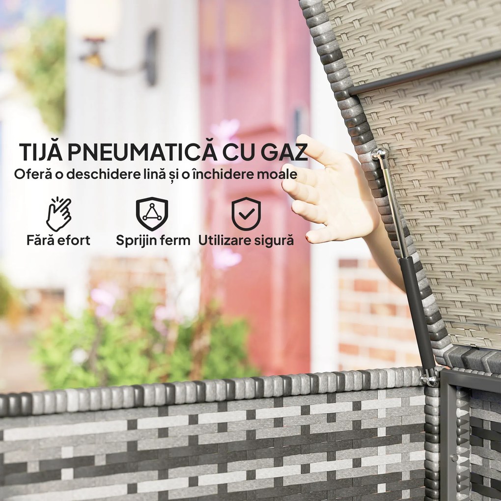 Outsunny Cutie de Depozitare in Aer Liber cu Captuseala | Aosom Romania