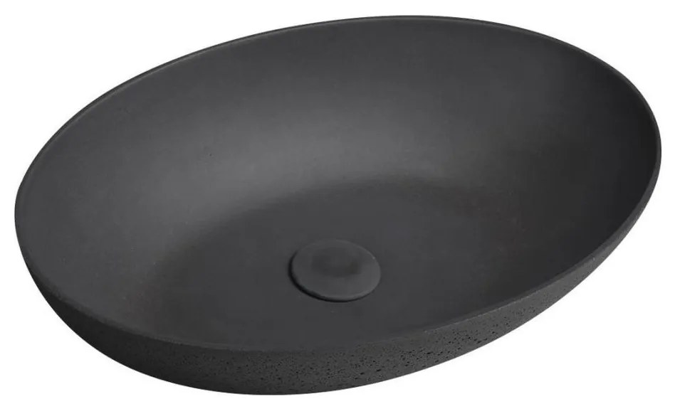 Sapho - Lavoar pentru blat FORMIGO 60 x 40 cm beton/antracit