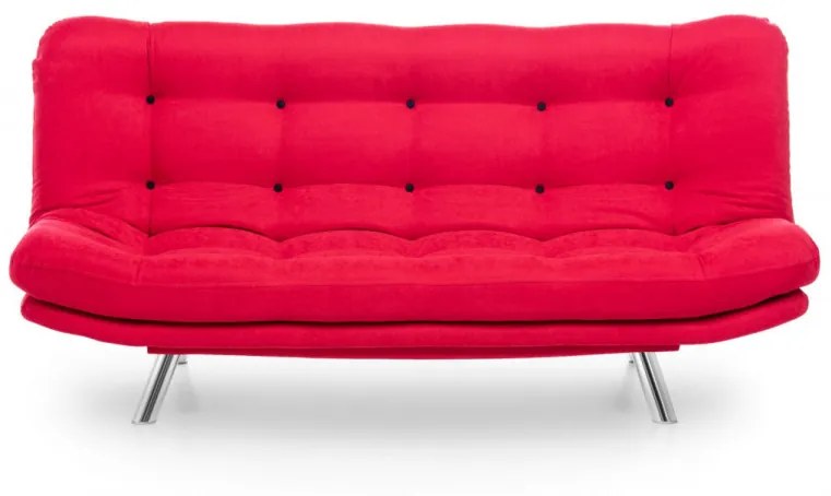 Canapea Extensibilă cu 3 Locuri Misa Sofabed, Rosu