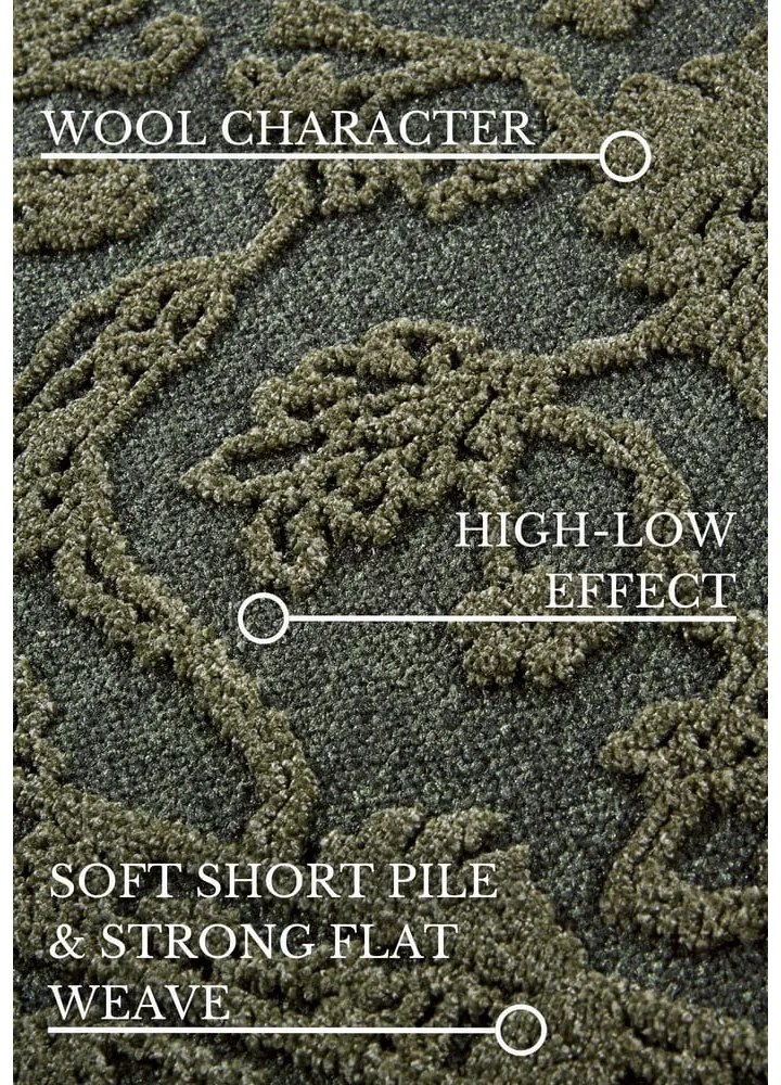 Covor verde din fibre reciclate 200x290 cm Ambroise – Villeroy&amp;Boch