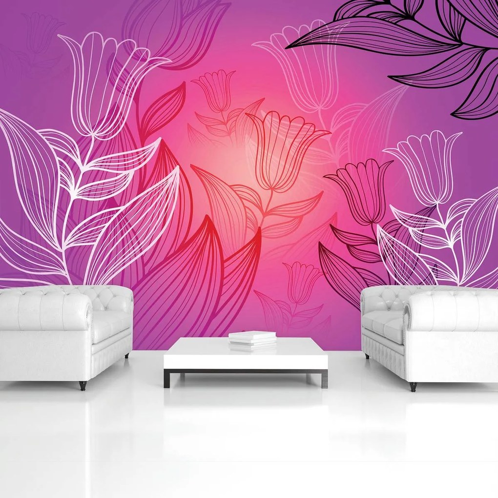Fototapet - Flori (254x184 cm)