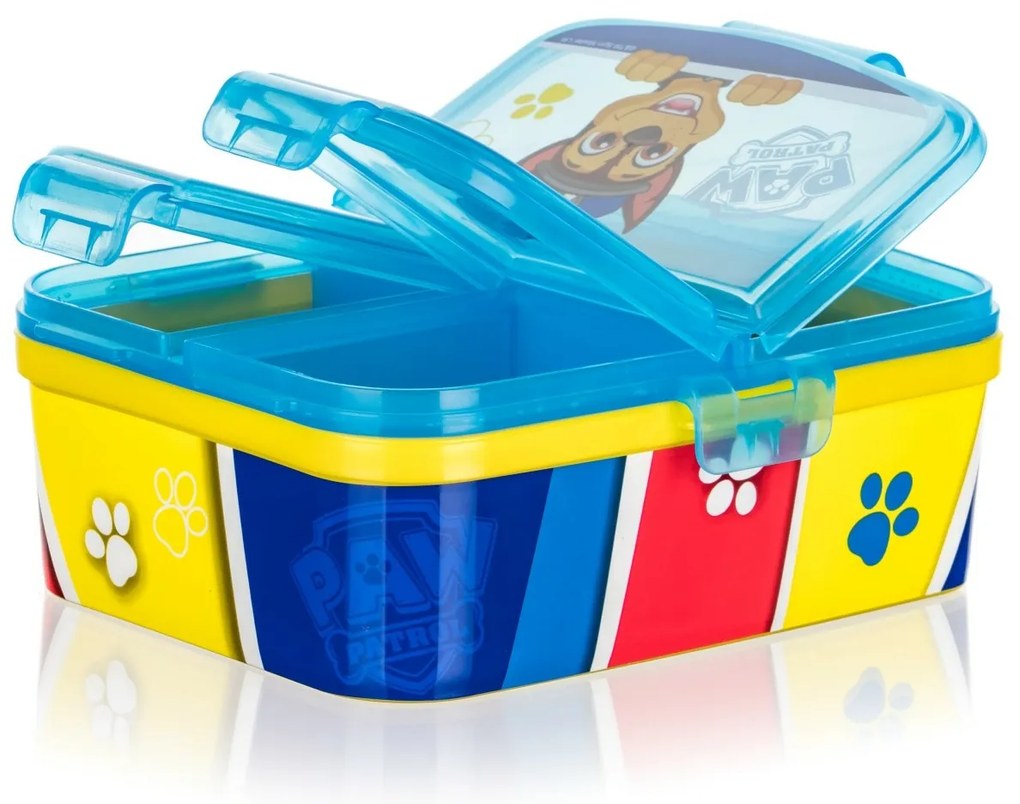 Vetro-plus Cutie pentru gustare divizată PATROLA17,5 x 13 cm