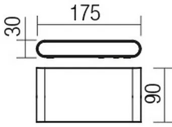 Aplică LED de exterior POCKET LED/6W/230V IP54 Redo 9054