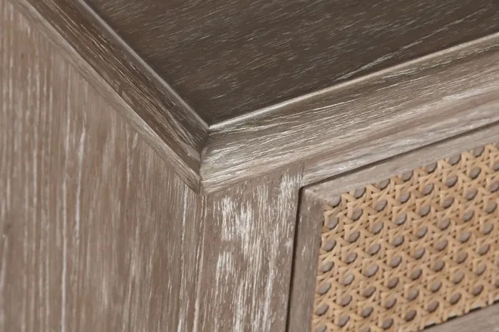 Bufet, natur, din lemn de bayur si rattan, Seraphine