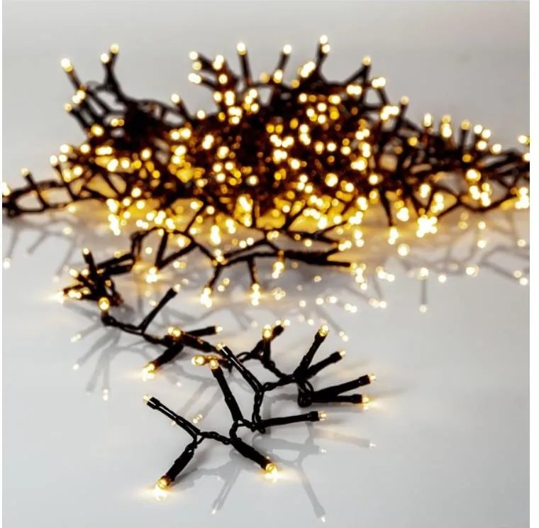 Eglo 410815 - Ghirlandă LED de exterior GOLDEN, 800 LED, 21 m, IP44, alb cald