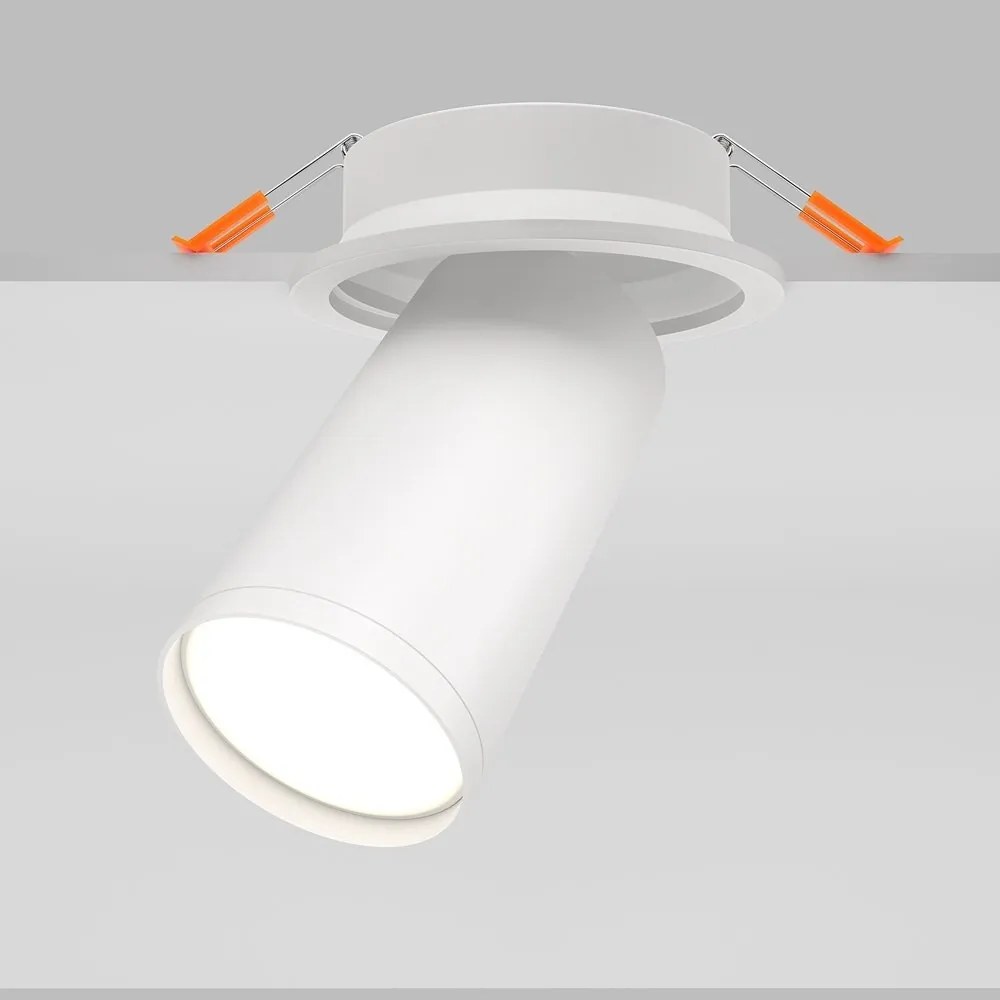 Spot incastrabil design tehnic Focus S alb