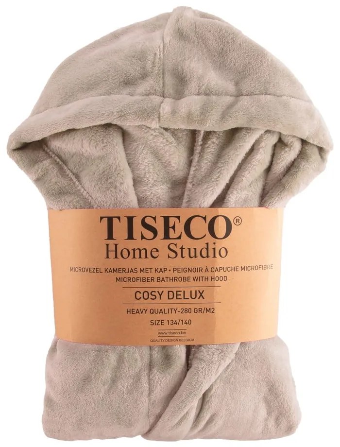 Halat pentru copii maro 134-140 din micropluș/cocolino Delux – Tiseco Home Studio