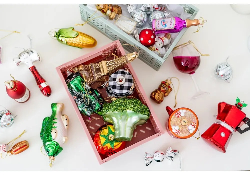 Globuri de Crăciun 6 buc. din plastic ø 4 cm Mirror Ball Mini – Sass &amp; Belle