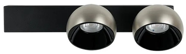 Aplica cu 2 spoturi LED directionabile BRUSHED NICKEL ZB-25343