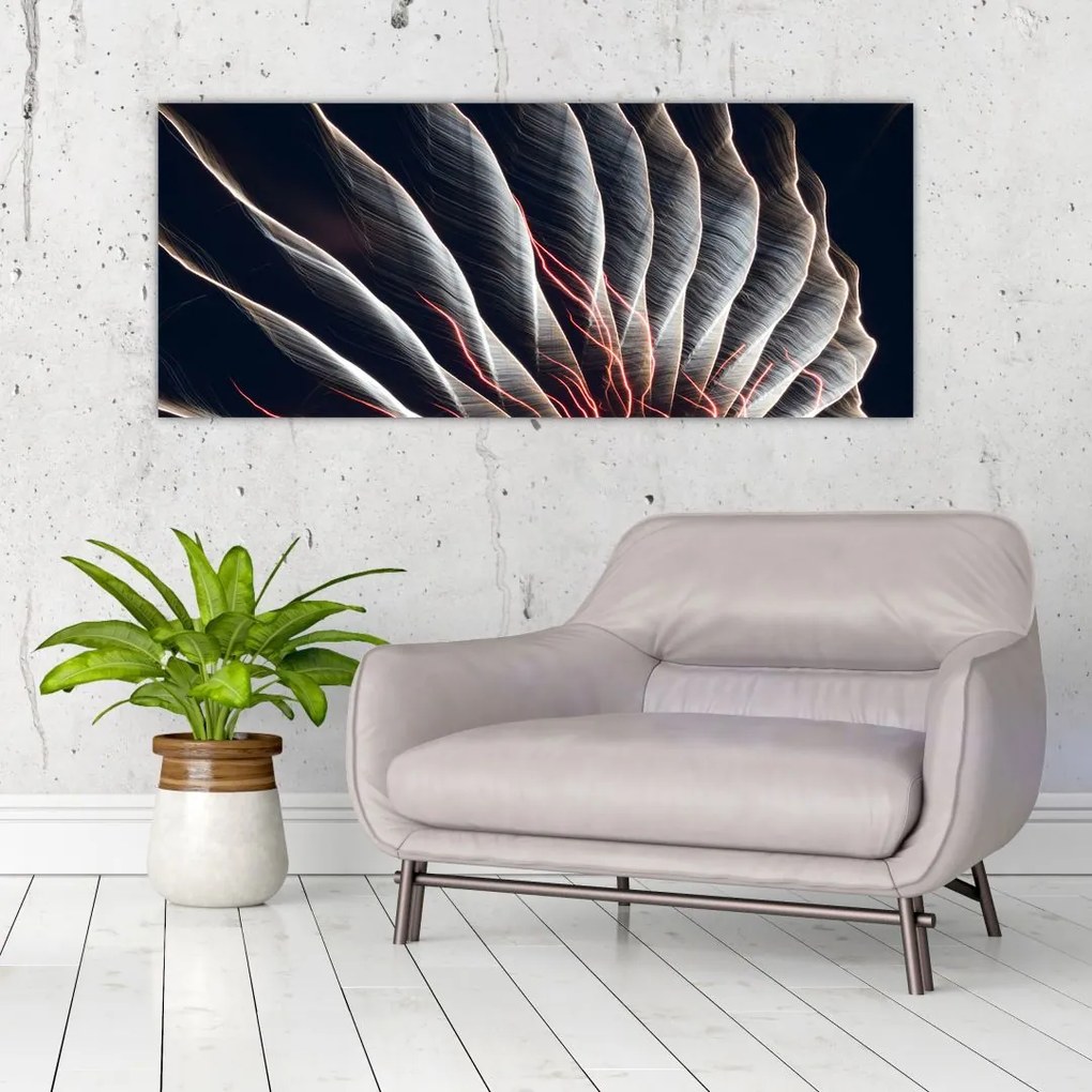 Tablou - Descărcare de lumini (120x50 cm)