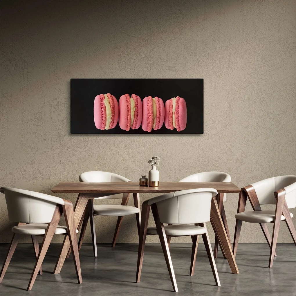 Tablou cu macarons (120x50 cm)