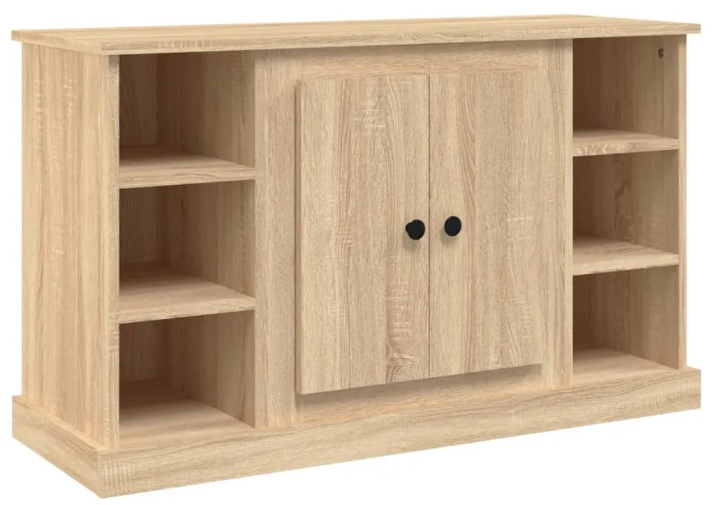 816443 vidaXL Servantă, stejar sonoma, 100x35,5x60 cm, lemn compozit