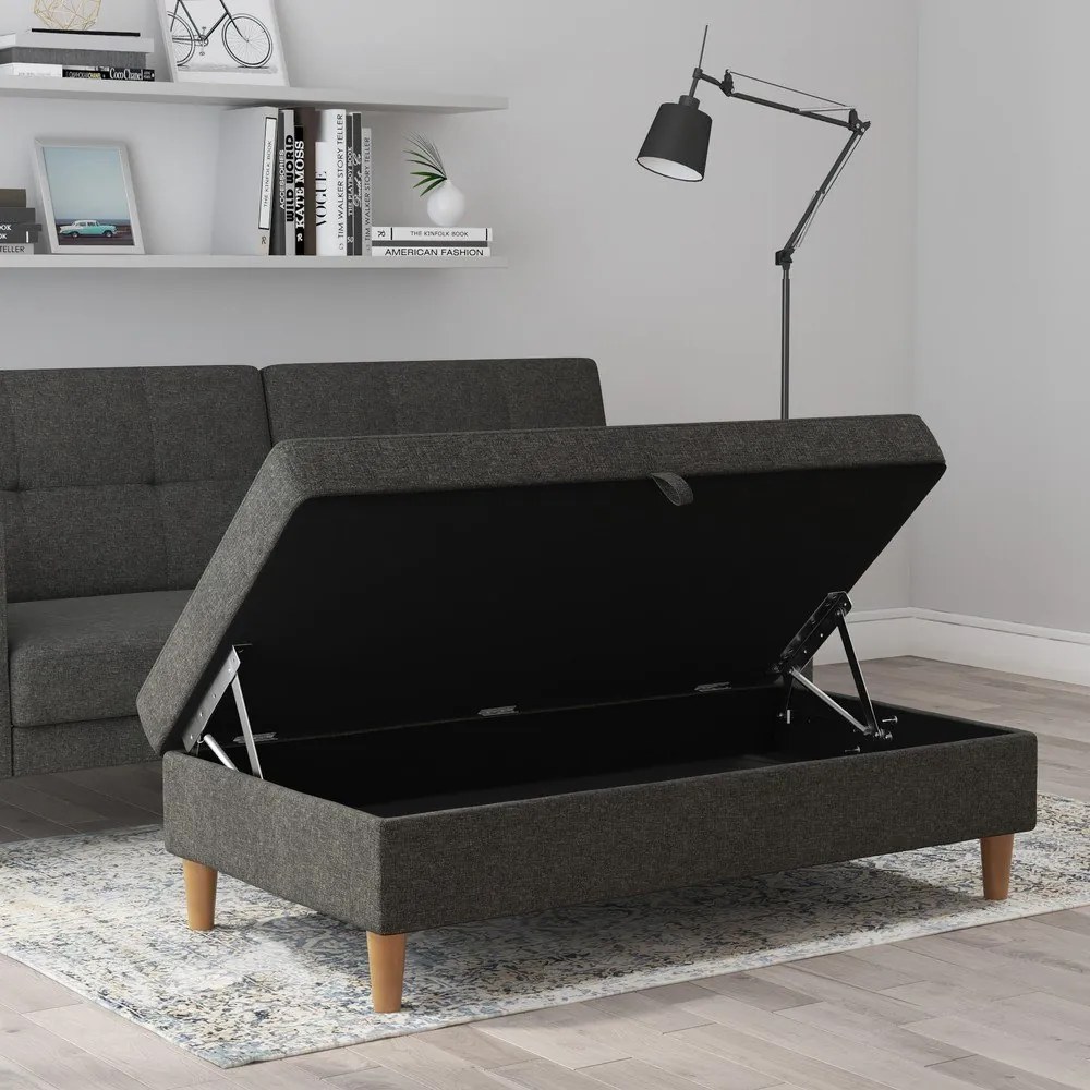 Taburet gri închis Lilly – Støraa