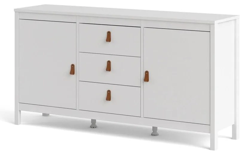 Comodă albă joasă 151x80 cm Madrid – Tvilum