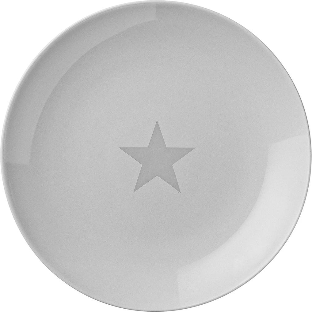 Farfurie Star , Gri, Ceramica Ø25 cm