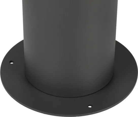 Kanlux 46086-Lampă de exterior cu senzor STONO 1xE27/15W/230V 80 cm IP65 antracit