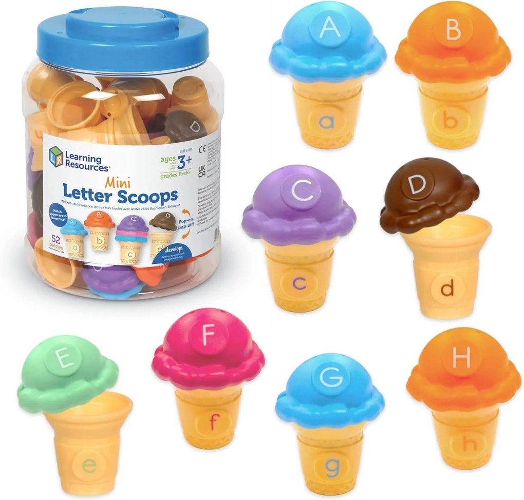 INVATA ALFABETUL - INGHETATE COLORATE - LEARNING RESOURCES (LER6797)