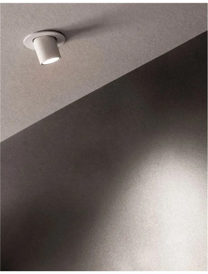 Mini Spot LED incastrabil ajustabil design modern DESERT alb