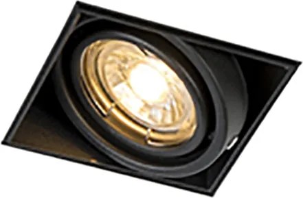 Spot integrat negru GU10 rotativ și înclinabil fără cadru - Oneon