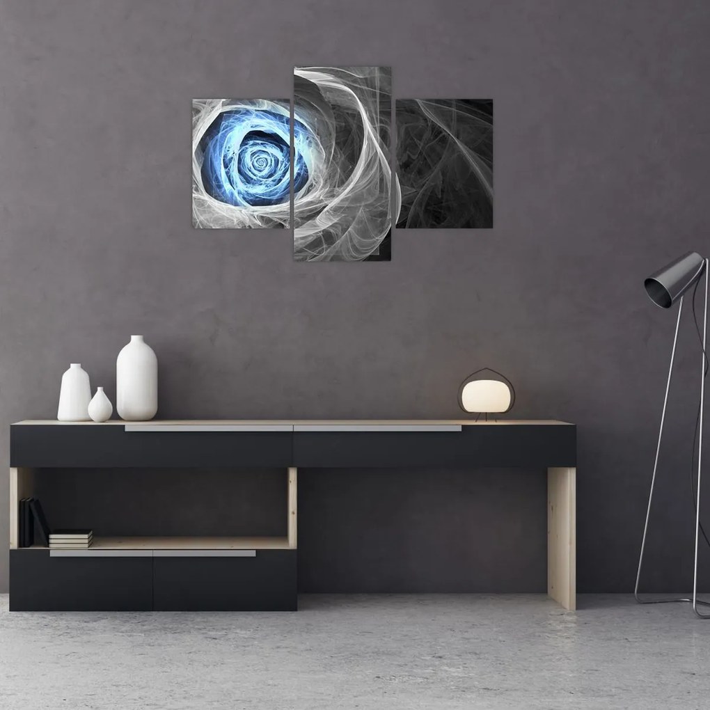 Tablou - Abstract Rose Blue (90x60 cm)