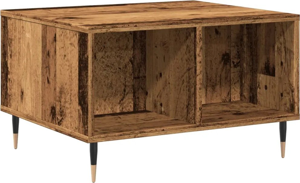 vidaXL Măsuță de cafea, lemn vechi, 60x50x36,5 cm, lemn prelucrat