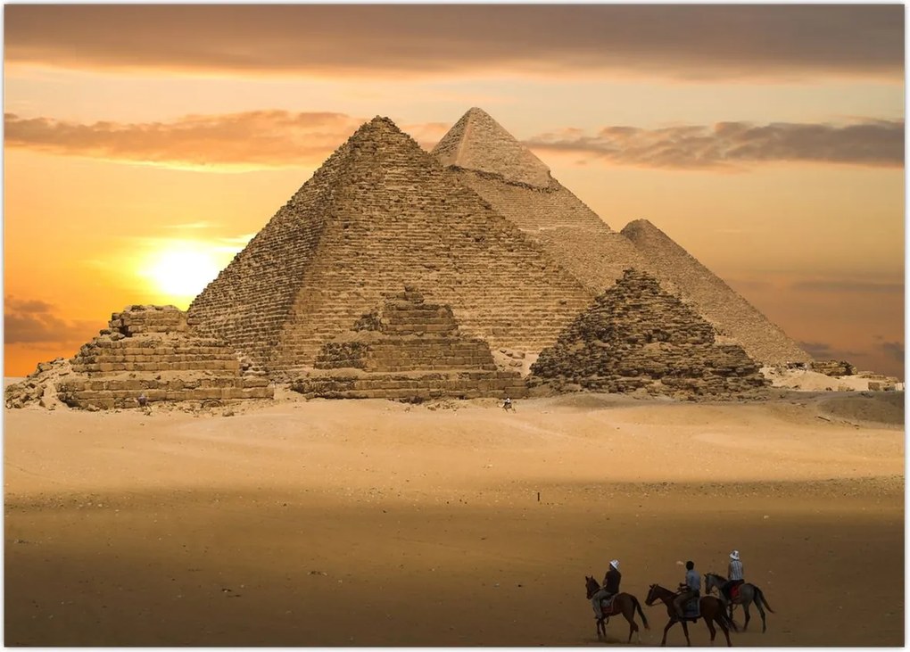 Tablou - Piramidele (70x50 cm)