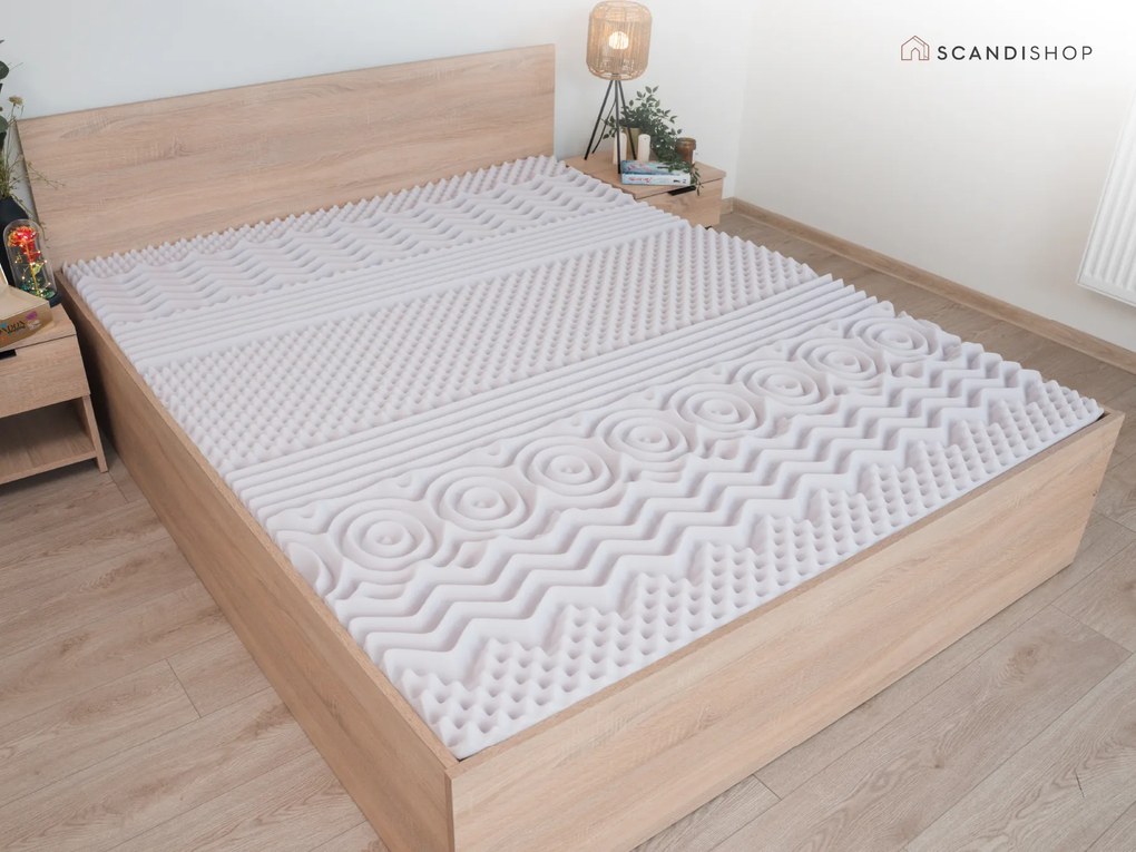 Saltea din spuma DELUXE 120 x 200 cm Protectie saltea: Incluzine protectia de saltea